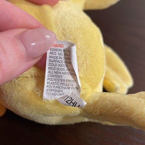 Gund 4034198 Sitting Yellow & Orange Duck 6" Easter Stuff Animal Plush Excellent - Picture 8 of 8